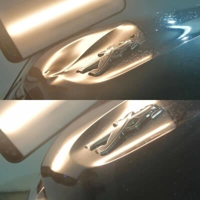 udubljenje na automobilu peugeot